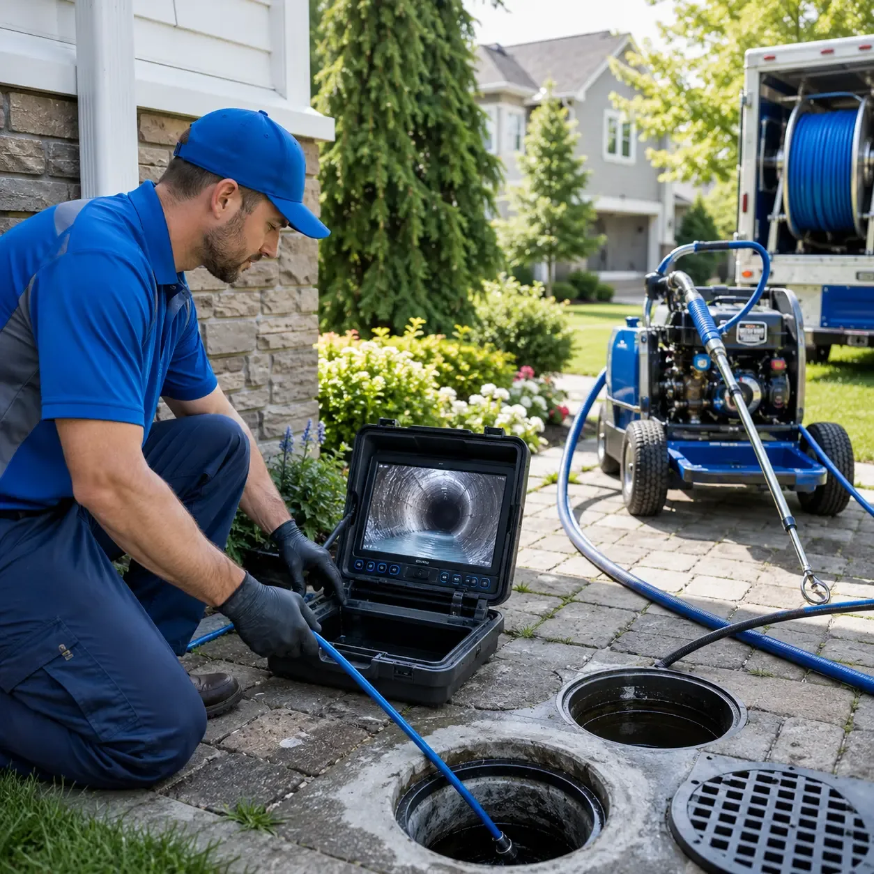 Outdoor drain cleaning professionals serving Manila, AR